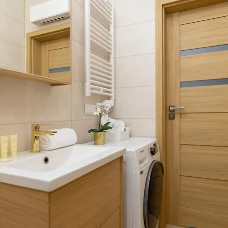 Bezowy Apartament Przy Parku W Katowicach Z Widokiem Na Staw I Biurkiem By Noclegi Renters Katowice Eksteriør bilde